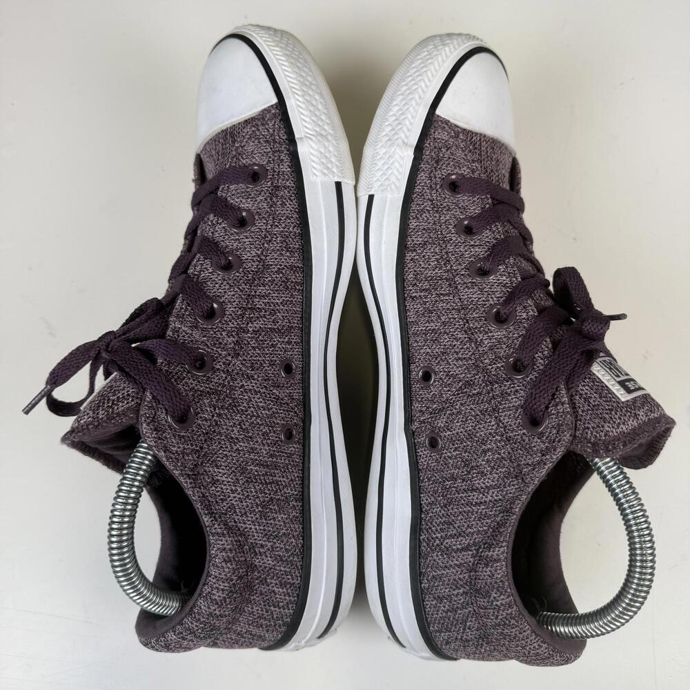 Converse Chuck Taylor Madison Size 10 Purple Tweed Knit Womens - Picture 7 of 9